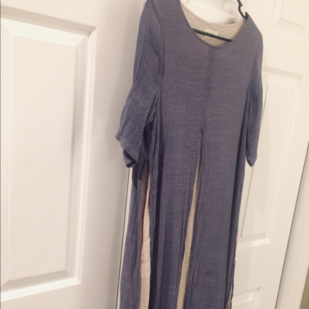 Purple and beige Minibee dress